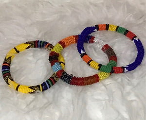 Multi-strand beaded bracelet